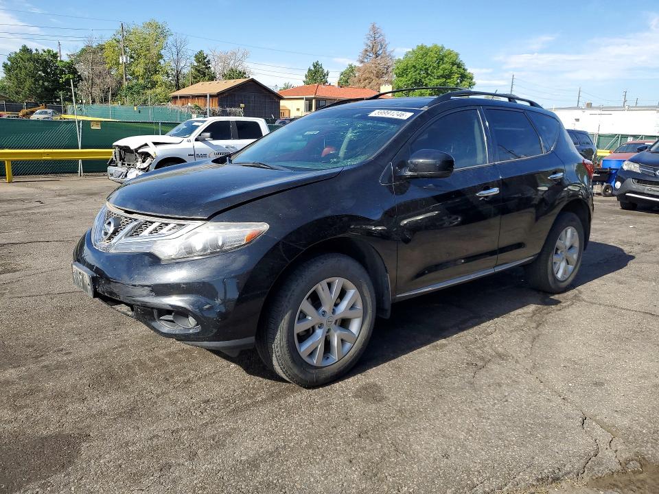 NISSAN MURANO 2014 with VIN JN8AZ1MW1EW522899 - Photo from auction