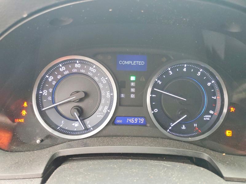 Photo 9 from auction – 2012 LEXUS IS with VIN JTHBF5C22C5181013