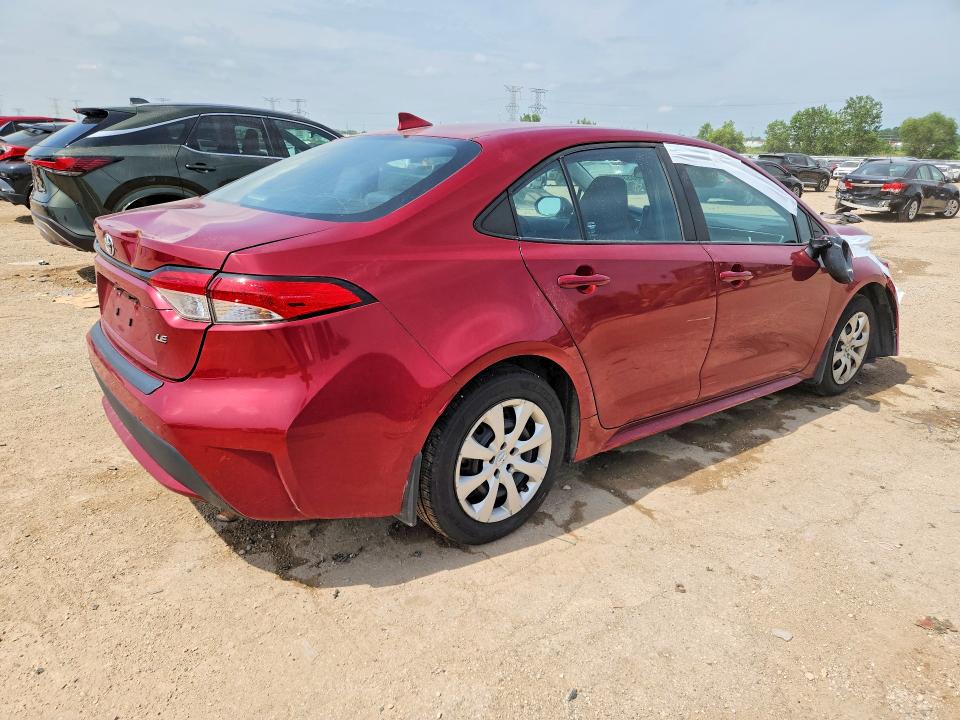 Photo 3 from auction – 2022 TOYOTA COROLLA with VIN 5YFEPMAE4NP319420