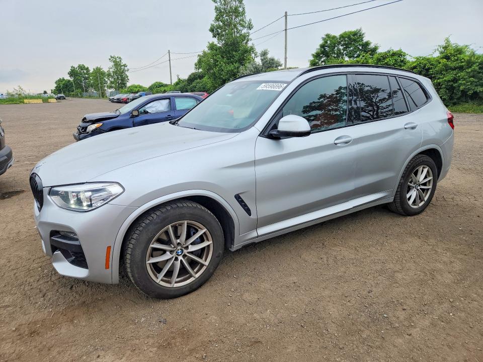 BMW X3 2020 with VIN 5UXTY5C04L9D11687 - Photo from auction