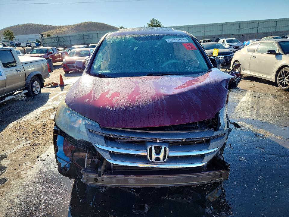 Photo 5 from auction – 2012 HONDA CR-V with VIN 5J6RM3H55CL042531