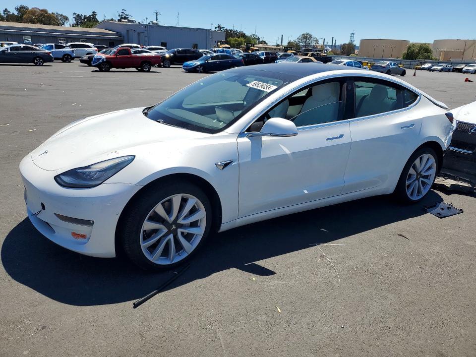 TESLA MODEL 3 2020 with VIN 5YJ3E1EB6LF742343 - Photo from auction