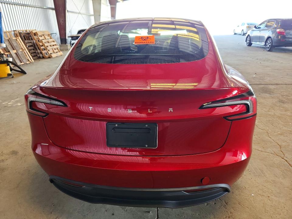Photo 6 from auction – 2025 TESLA MODEL 3 with VIN 5YJ3E1EA2SF986576