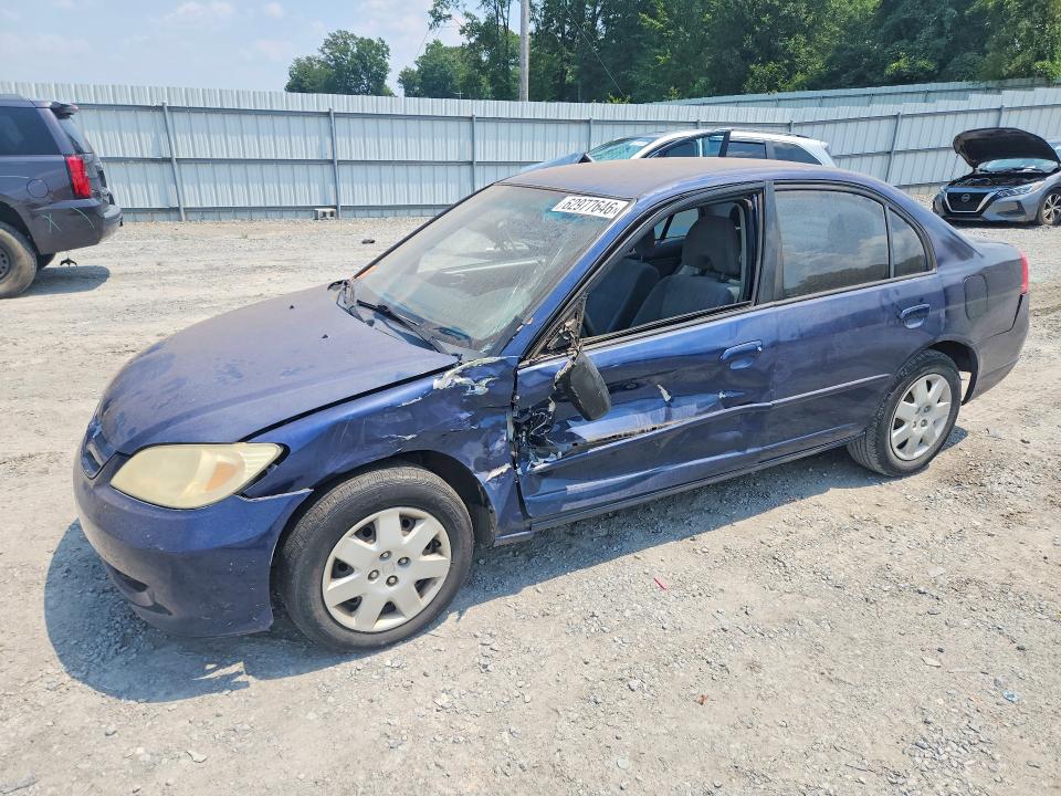 HONDA CIVIC 2004 with VIN 2HGES165X4H577601 - Photo from auction