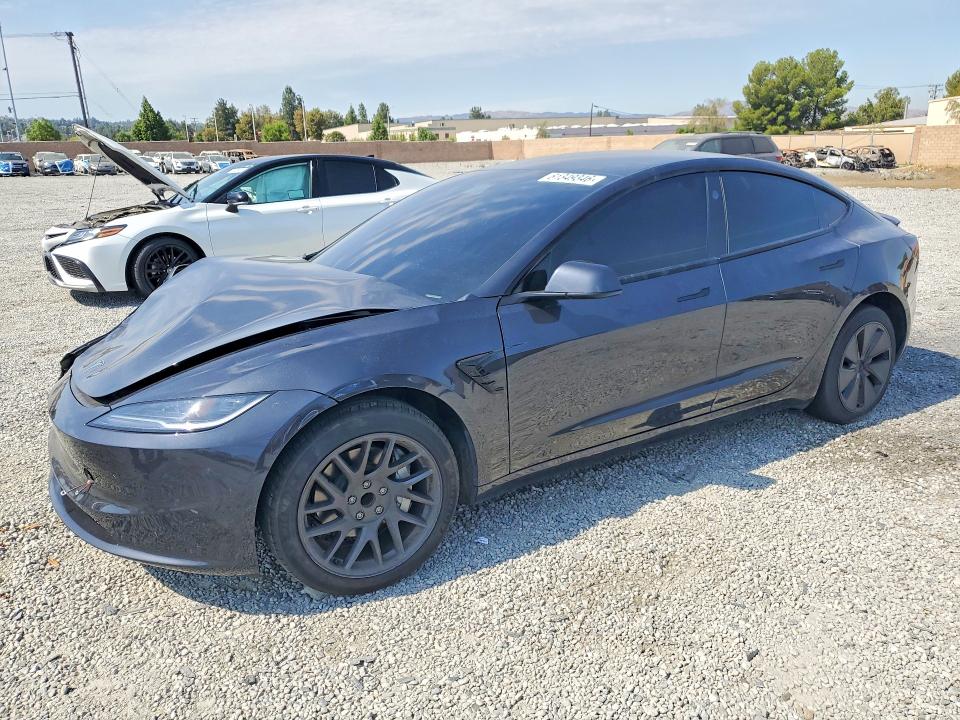 TESLA MODEL 3 2025 with VIN 5YJ3E1EAXSF877962 - Photo from auction