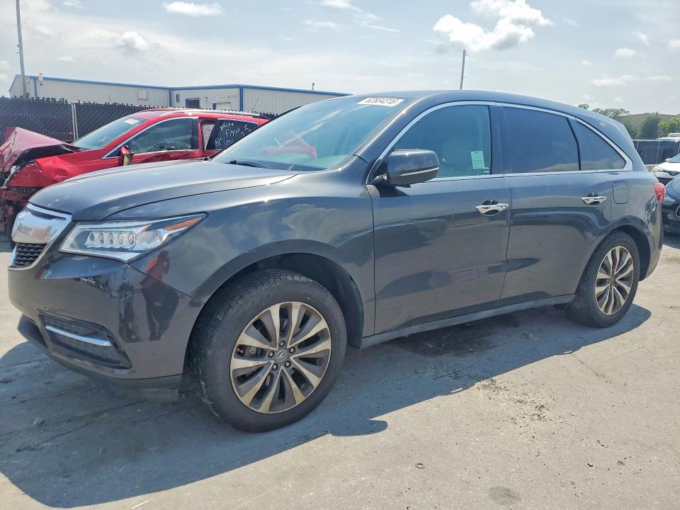 ACURA MDX 2014 with VIN 5FRYD3H40EB017355 - Photo from auction