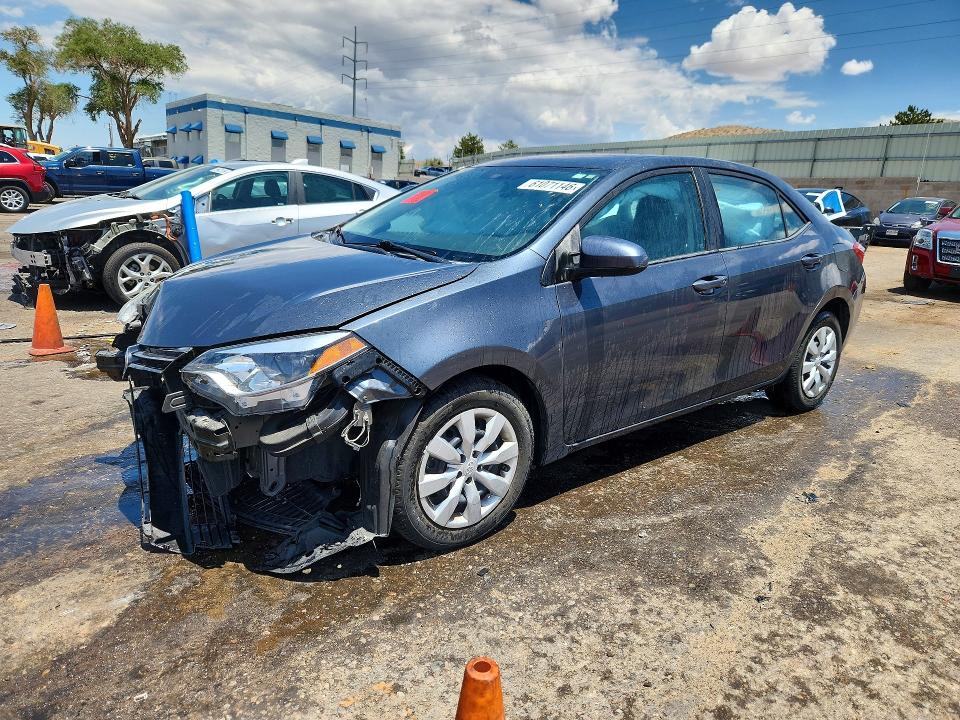 TOYOTA COROLLA 2016 with VIN 2T1BURHE4GC688635 - Photo from auction