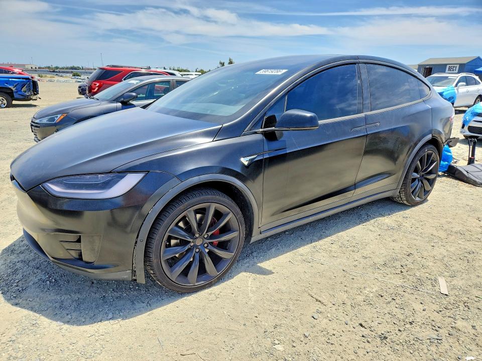 TESLA MODEL X 2020 with VIN 5YJXCBE29LF306020 - Photo from auction