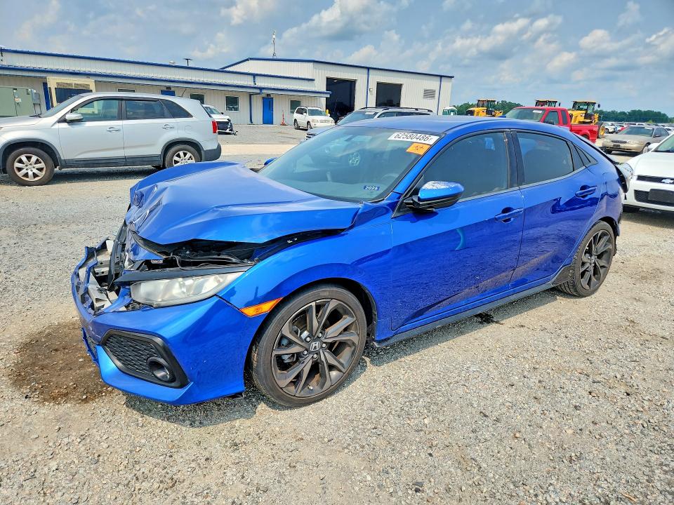HONDA CIVIC 2017 with VIN SHHFK7H47HU232207 - Photo from auction