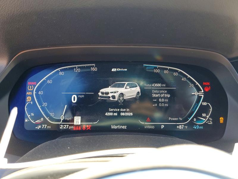 Photo 9 from auction – 2021 BMW X5 with VIN 5UXTA6C07M9G09047