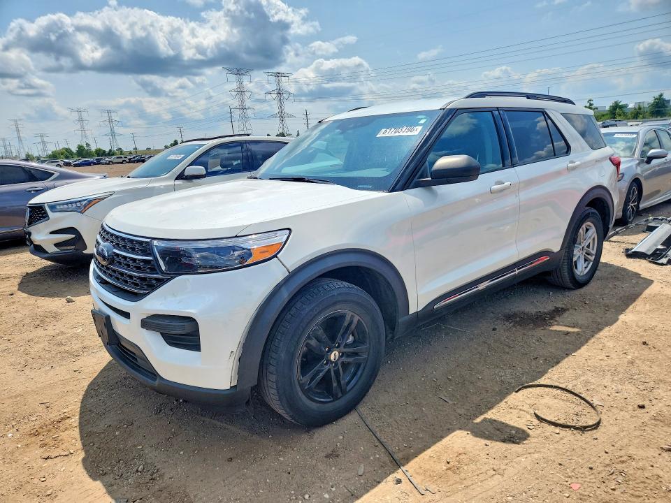 FORD EXPLORER 2021 with VIN 1FMSK8DH0MGA51797 - Photo from auction