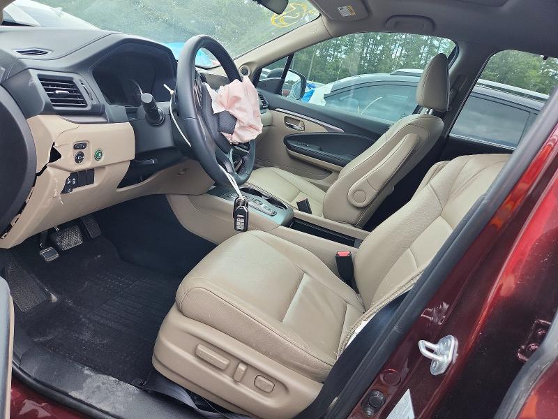 Photo 7 from auction – 2022 HONDA PILOT with VIN 5FNYF5H29NB030935