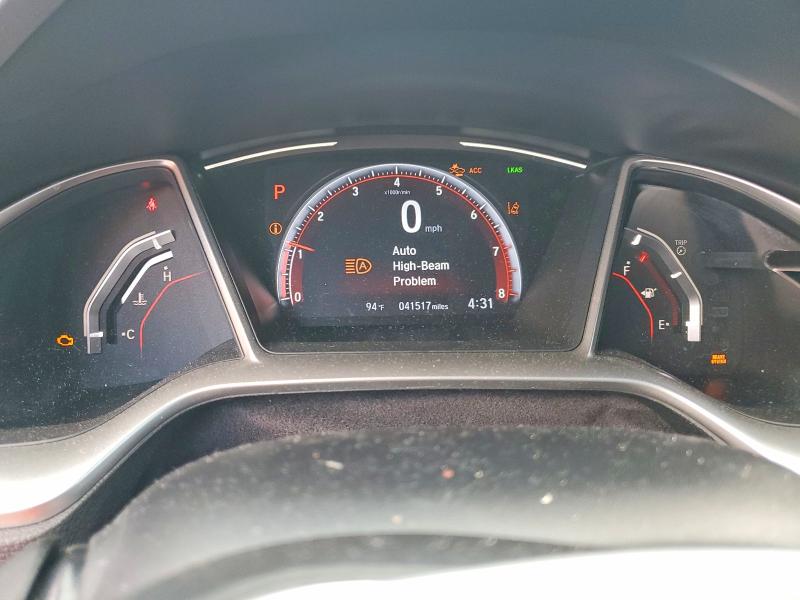 Photo 9 from auction – 2020 HONDA CIVIC with VIN 19XFC2F80LE014129