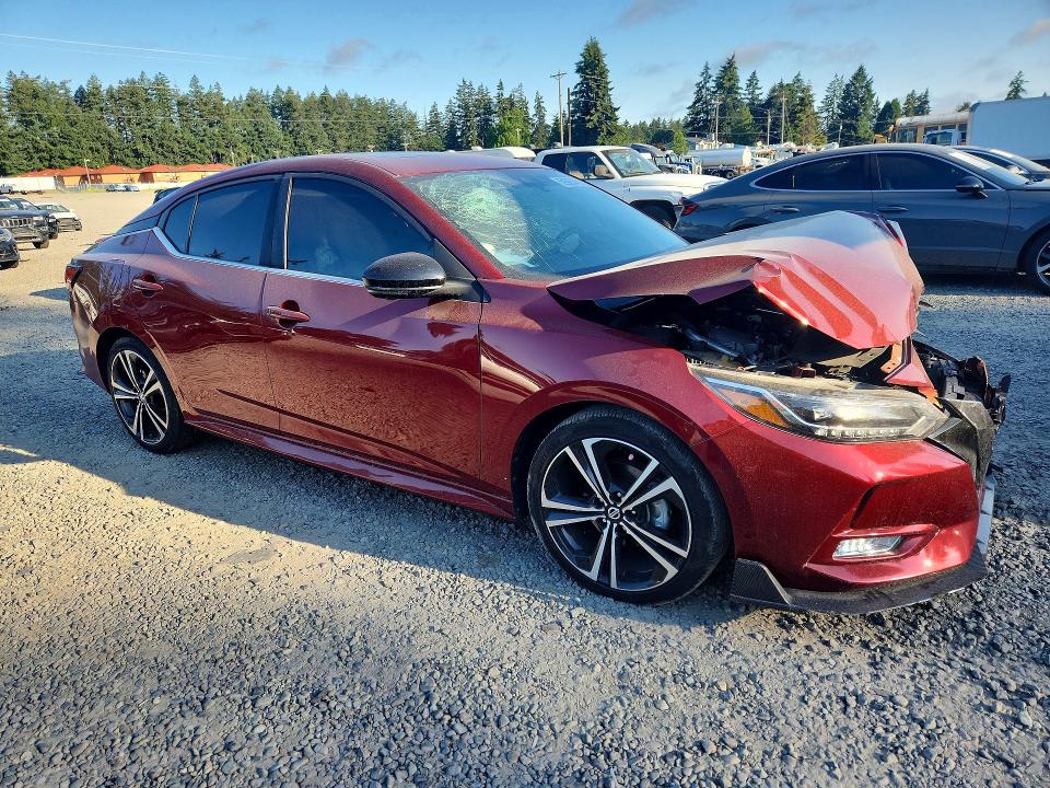 Photo 4 from auction – 2022 NISSAN SENTRA with VIN 3N1AB8DV3NY225998