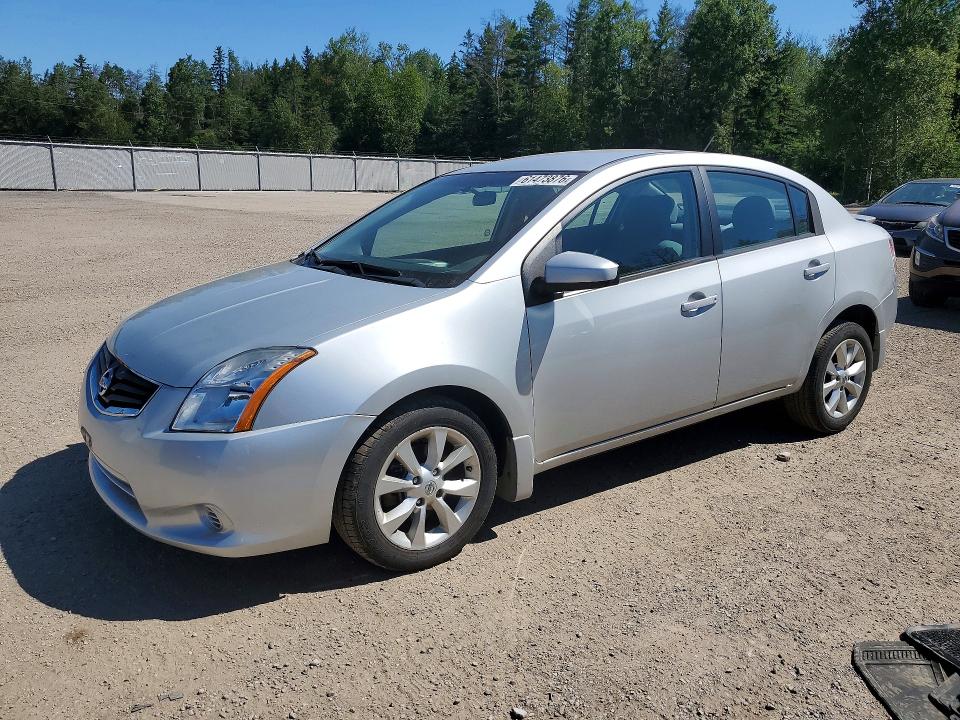 NISSAN SENTRA 2012 with VIN 3N1AB6AP1CL621755 - Photo from auction