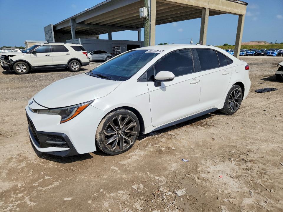 TOYOTA COROLLA 2020 with VIN 5YFS4RCE4LP022182 - Photo from auction