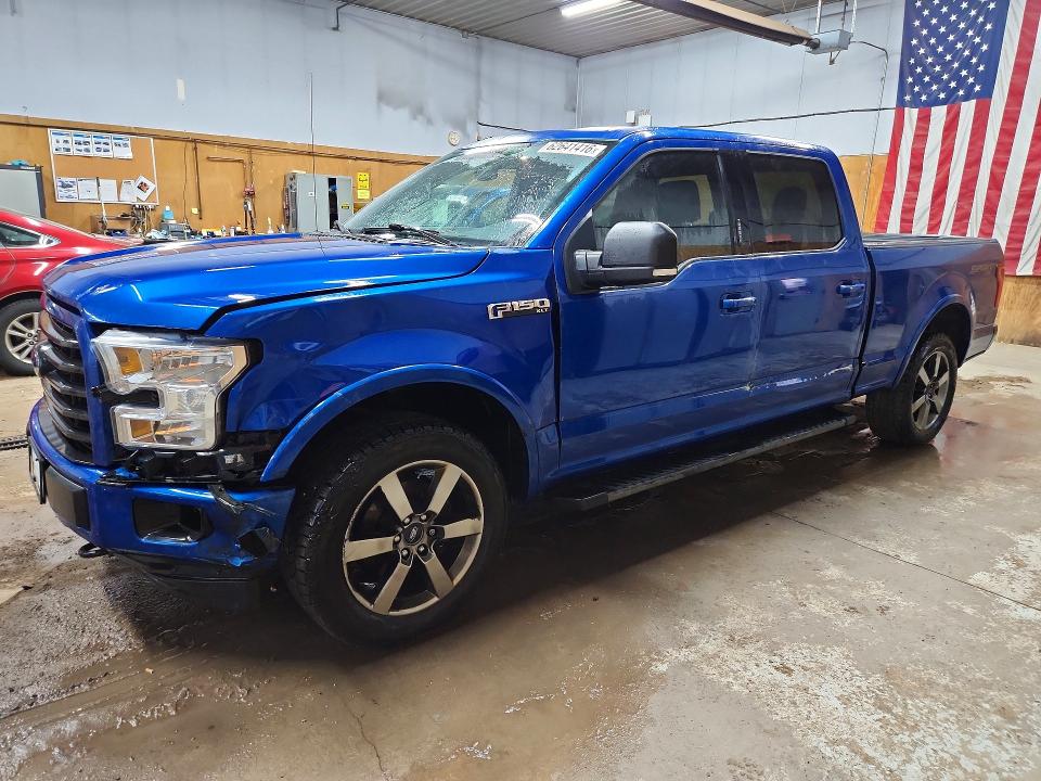 FORD F150 2017 with VIN 1FTFW1EF8HFB44318 - Photo from auction