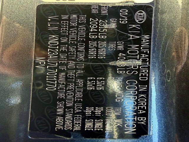 Photo 15 from auction – 2020 KIA SOUL with VIN KNDJ23AU7L7011770