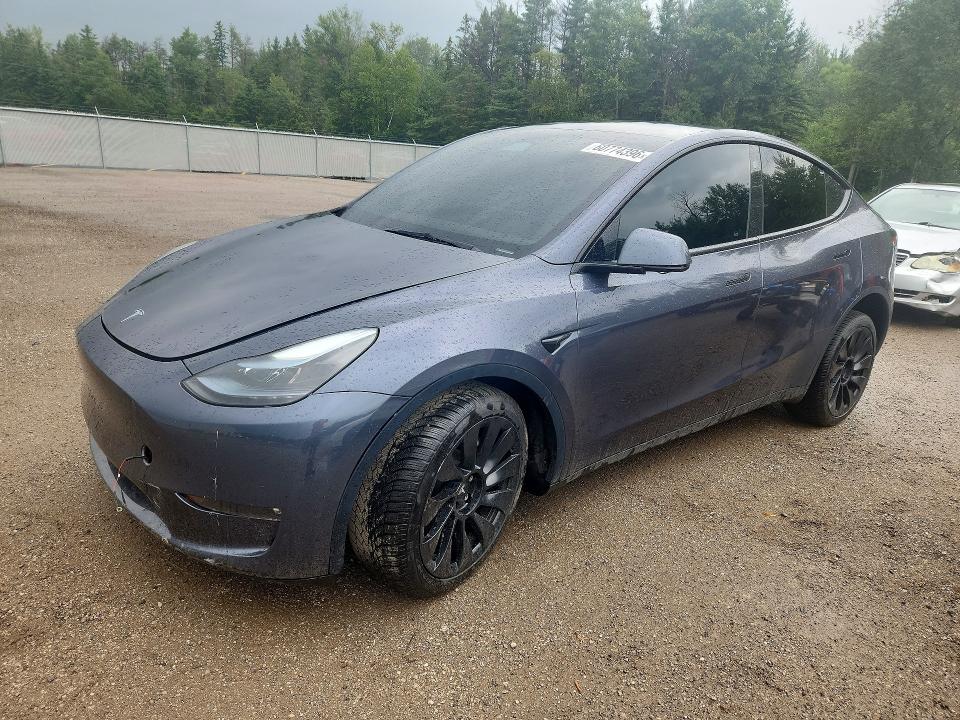 TESLA MODEL Y 2023 with VIN LRWYGDFD3PC019373 - Photo from auction