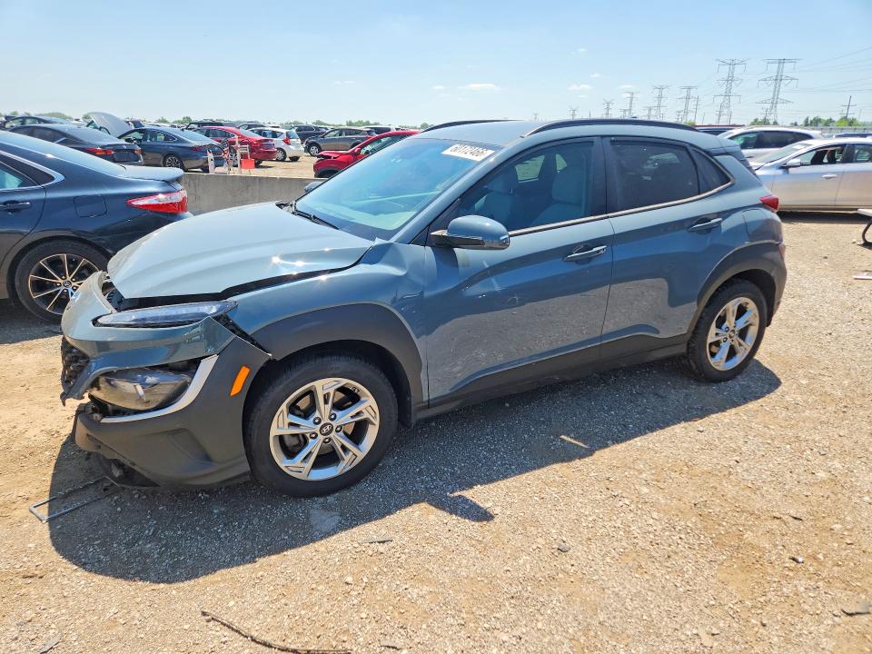 HYUNDAI KONA 2022 with VIN KM8K6CAB6NU857024 - Photo from auction