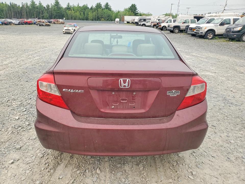 Photo 6 from auction – 2012 HONDA CIVIC with VIN 2HGFB2F4XCH061772