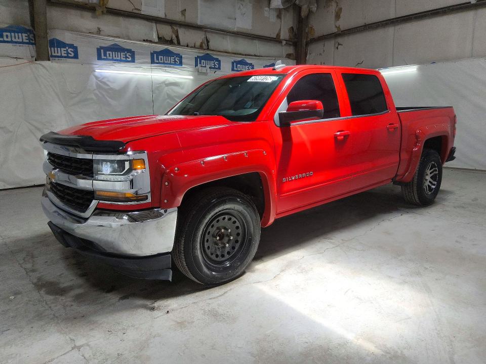 CHEVROLET SILVERADO 2018 with VIN 3GCPCREC8JG136550 - Photo from auction