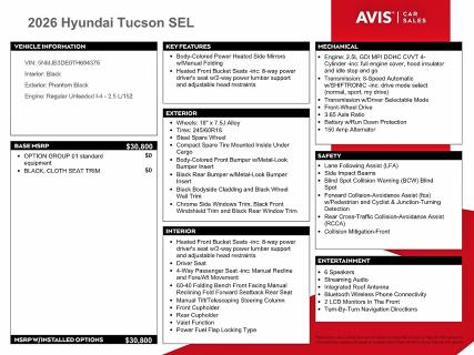 Photo 13 from auction – 2026 HYUNDAI TUCSON with VIN 5NMJB3DE0TH694375