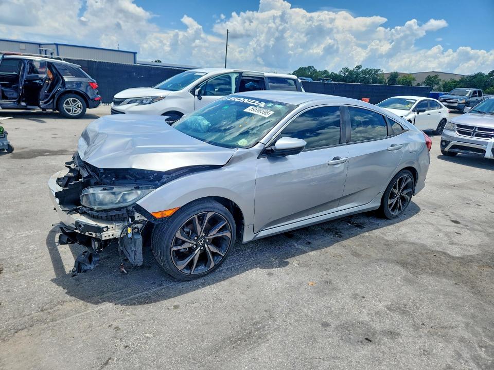 HONDA CIVIC 2019 with VIN 19XFC2F88KE002440 - Photo from auction