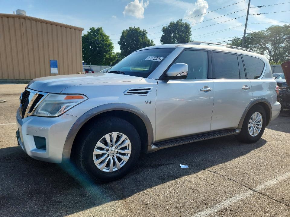 NISSAN ARMADA 2017 with VIN JN8AY2NC6H9504317 - Photo from auction