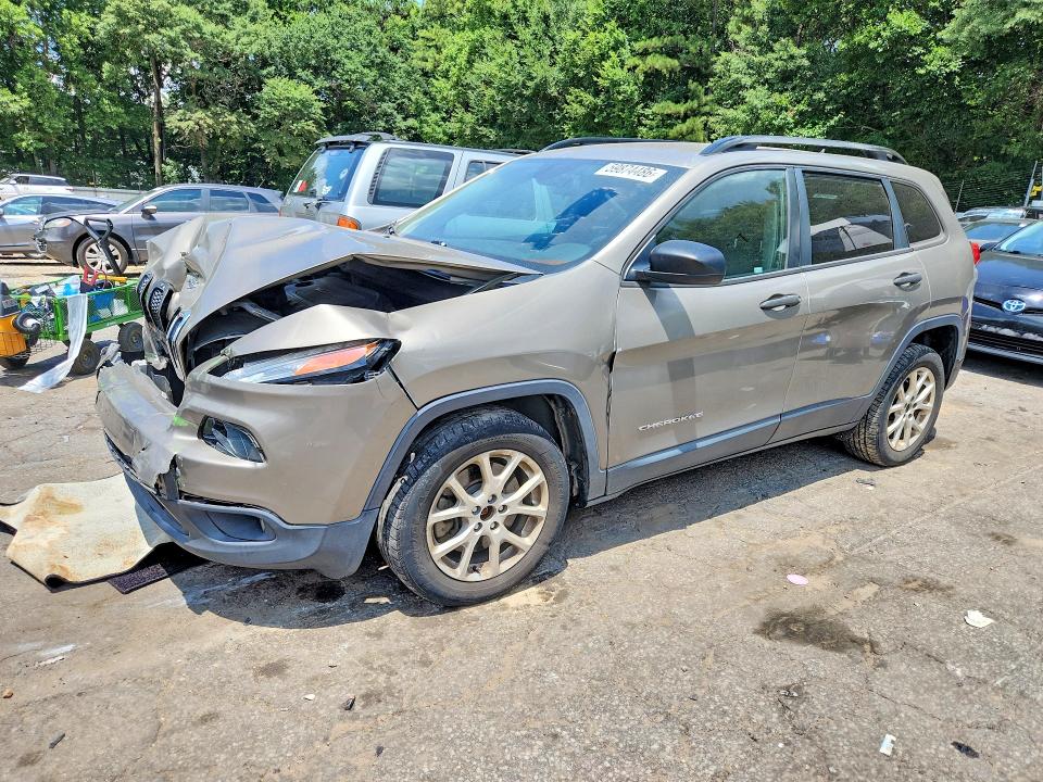 JEEP CHEROKEE 2016 with VIN 1C4PJLAB6GW376030 - Photo from auction
