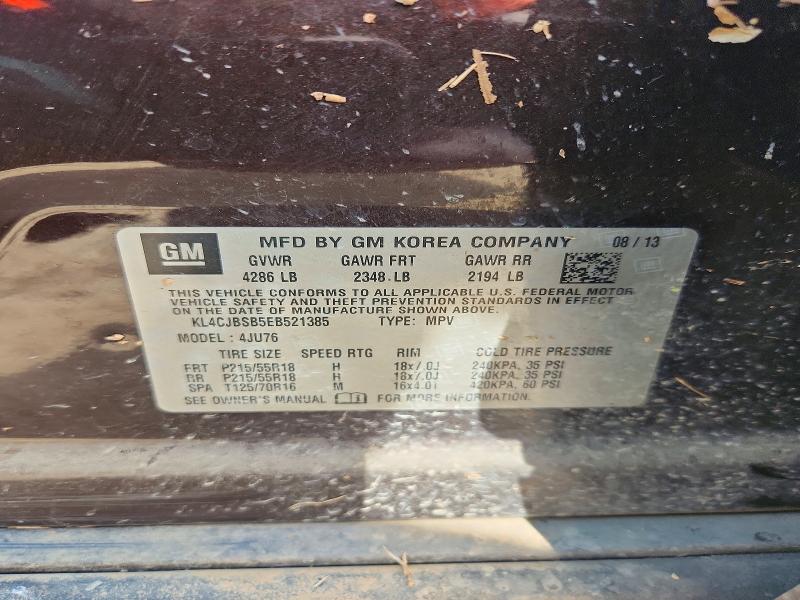 Photo 14 from auction – 2014 BUICK ENCORE with VIN KL4CJBSB5EB521385