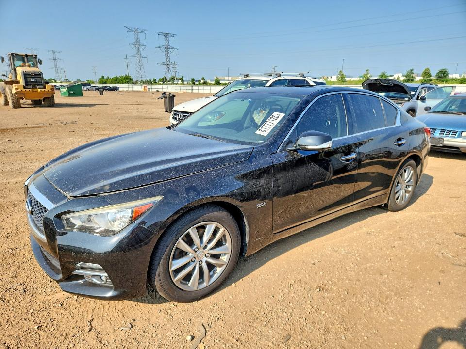 INFINITI Q50 2017 with VIN JN1EV7ARXHM836760 - Photo from auction