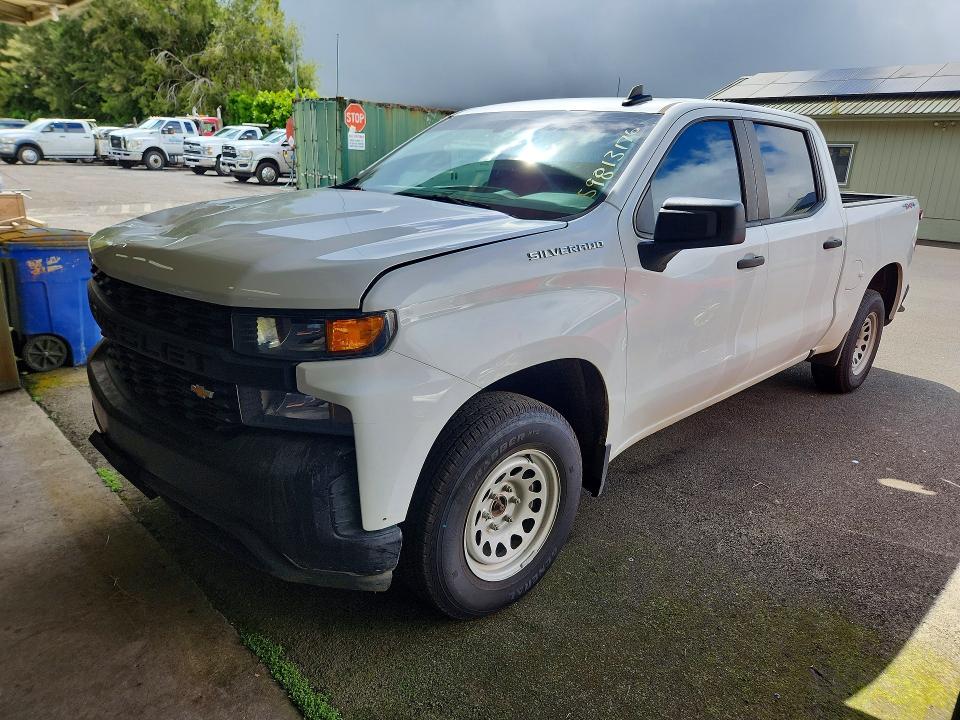 CHEVROLET SILVERADO 2021 with VIN 3GCUYAEF7MG390481 - Photo from auction
