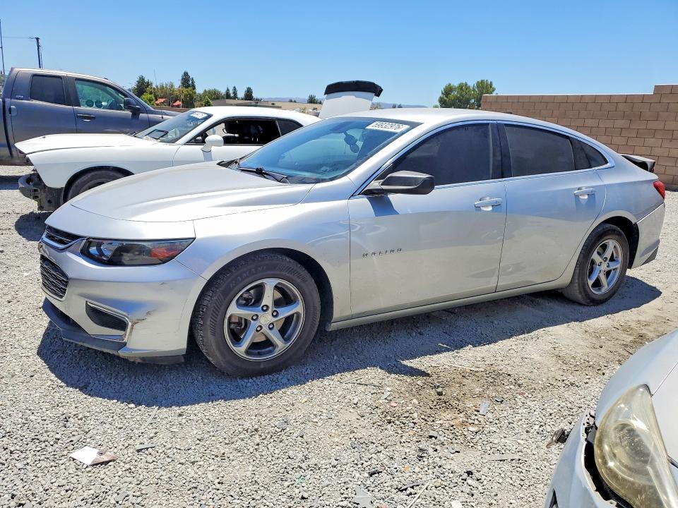 CHEVROLET MALIBU 2018 with VIN 1G1ZB5ST0JF282444 - Photo from auction