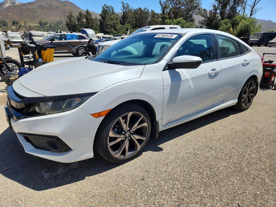 HONDA CIVIC 2019 with VIN 2HGFC2F82KH581298 - Photo from auction