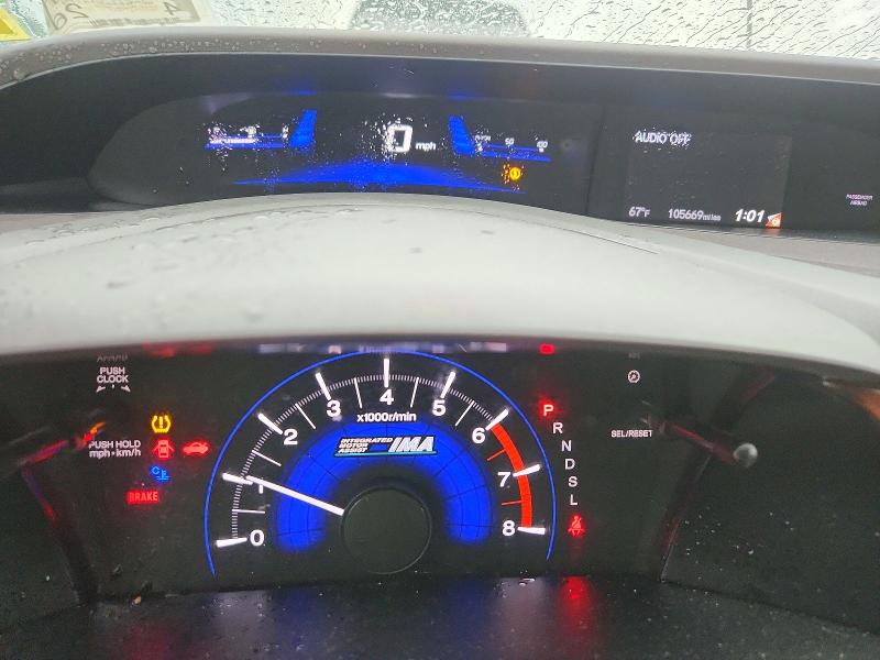Photo 9 from auction – 2012 HONDA CIVIC with VIN JHMFB4F20CS006375