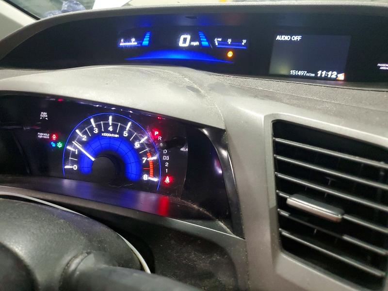 Photo 9 from auction – 2012 HONDA CIVIC with VIN 2HGFB2F58CH563270
