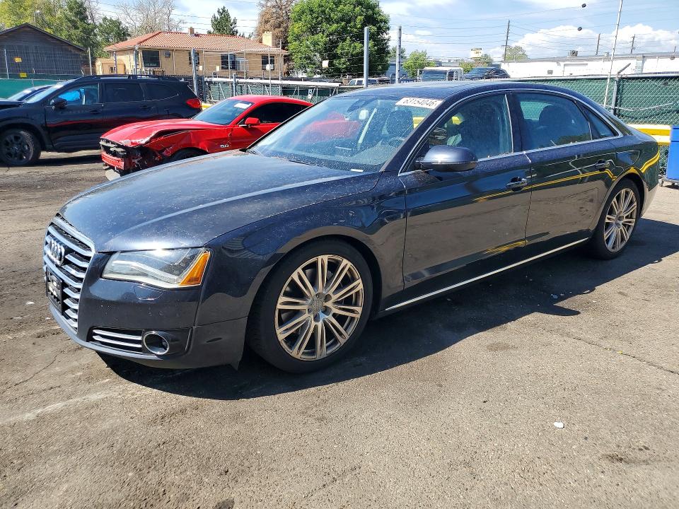 AUDI A8 2014 with VIN WAURGAFD7EN011345 - Photo from auction