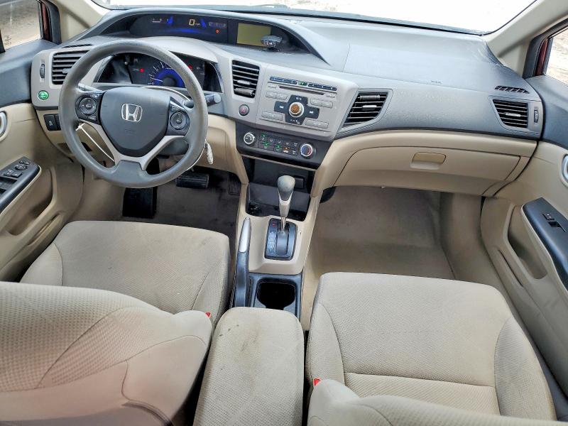 Photo 8 from auction – 2012 HONDA CIVIC with VIN 2HGFB2F57CH562479