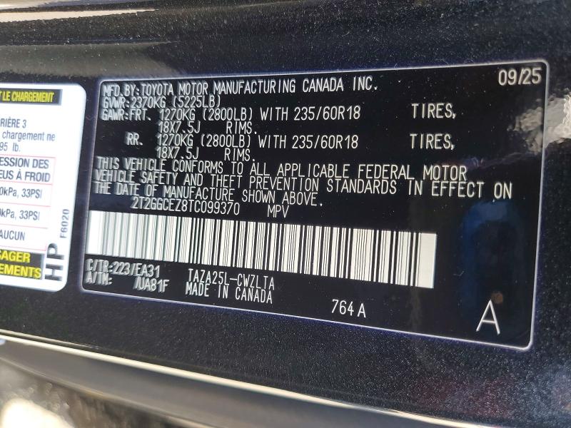 Photo 14 from auction – 2026 LEXUS NX with VIN 2T2GGCEZ8TC099370