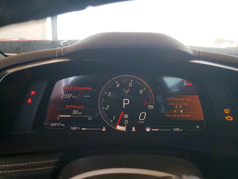 Photo 9 from auction – 2025 CHEVROLET CORVETTE with VIN 1G1YA2D48S5113315