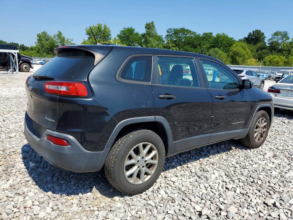 Photo 3 from auction – 2015 JEEP CHEROKEE with VIN 1C4PJMABXFW595075