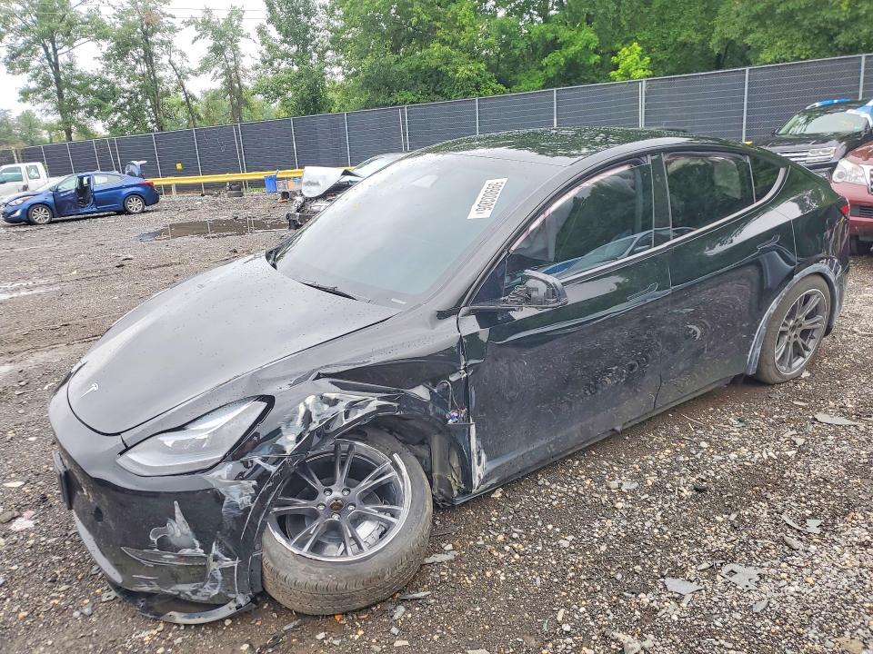TESLA MODEL  Y 2025 with VIN 7SAYGDED0SA375490 - Photo from auction