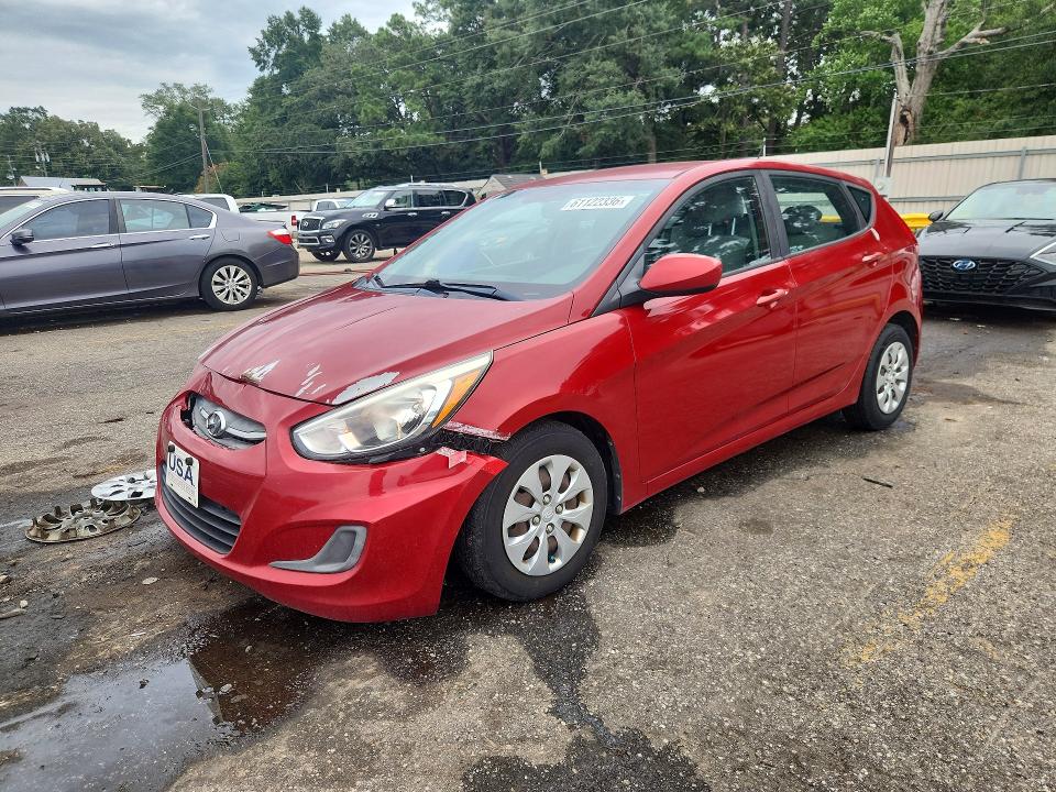 HYUNDAI ACCENT 2017 with VIN KMHCT5AE4HU362960 - Photo from auction