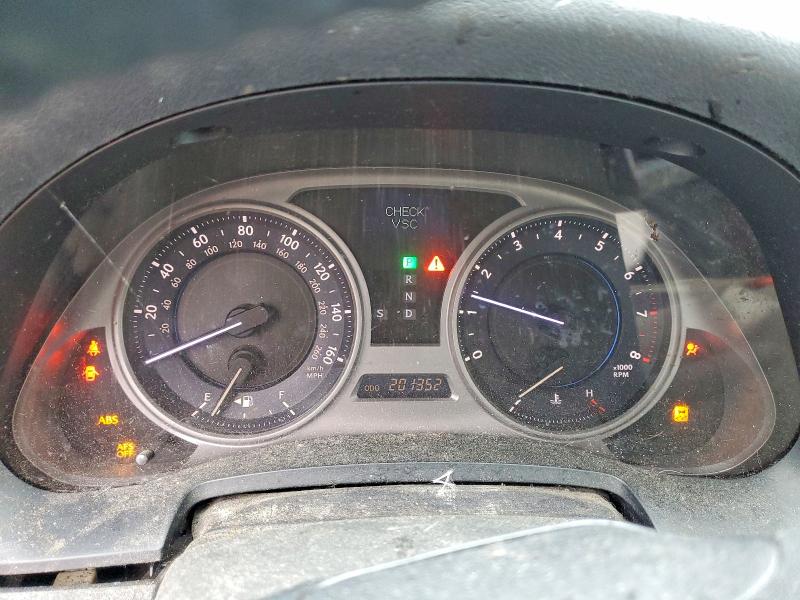 Photo 9 from auction – 2008 LEXUS IS with VIN JTHCK262882022080