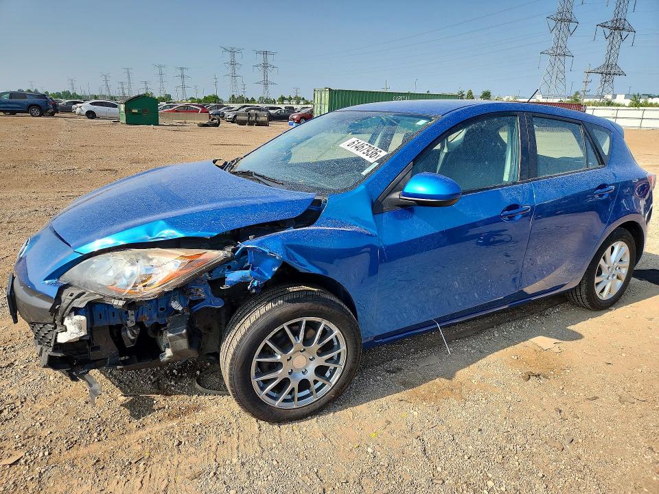 MAZDA 3 2012 with VIN JM1BL1L70C1656552 - Photo from auction