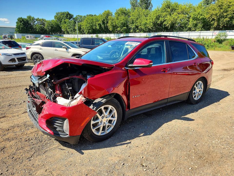 CHEVROLET EQUINOX 2022 with VIN 3GNAXKEV6NL147361 - Photo from auction
