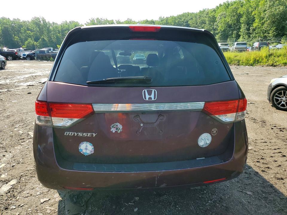 Photo 6 from auction – 2014 HONDA ODYSSEY with VIN 5FNRL5H69EB097356