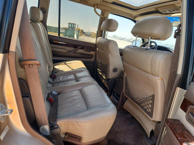 Photo 11 from auction – 1997 LEXUS LX with VIN JT6HJ88J9V0167628