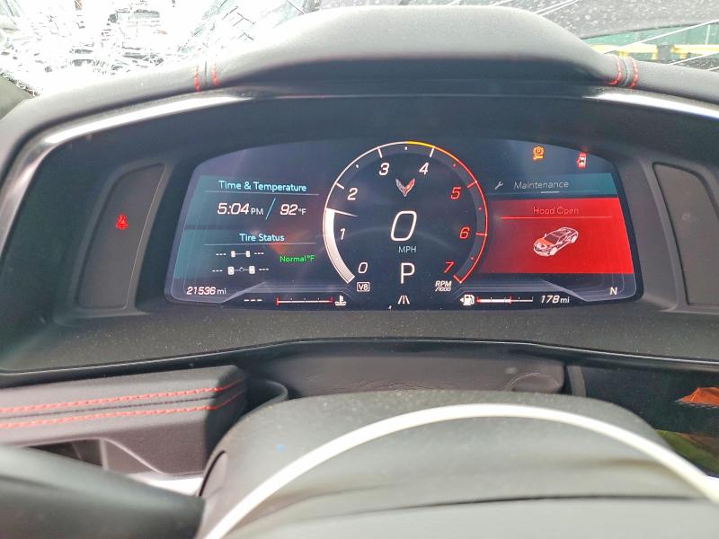 Photo 9 from auction – 2021 CHEVROLET CORVETTE with VIN 1G1YA2D46M5122078
